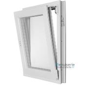 Fenêtre PVC 1 vantail Ht.95 x Lg.80cm oscillo-battant Opaque G200