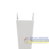 Closoir aluminium blanc pour clôture ARCACHON - Hauteur 200cm