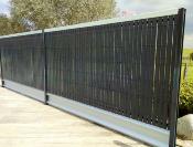 Panneaux de clôture rigides Ht.153 x Lg.250 cm Gris 7016