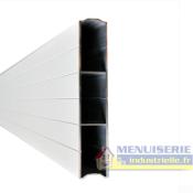 KIT clôture aluminium ARCACHON - Blanche sur platine - Hauteur 140 cm - longueur 14 mètres
